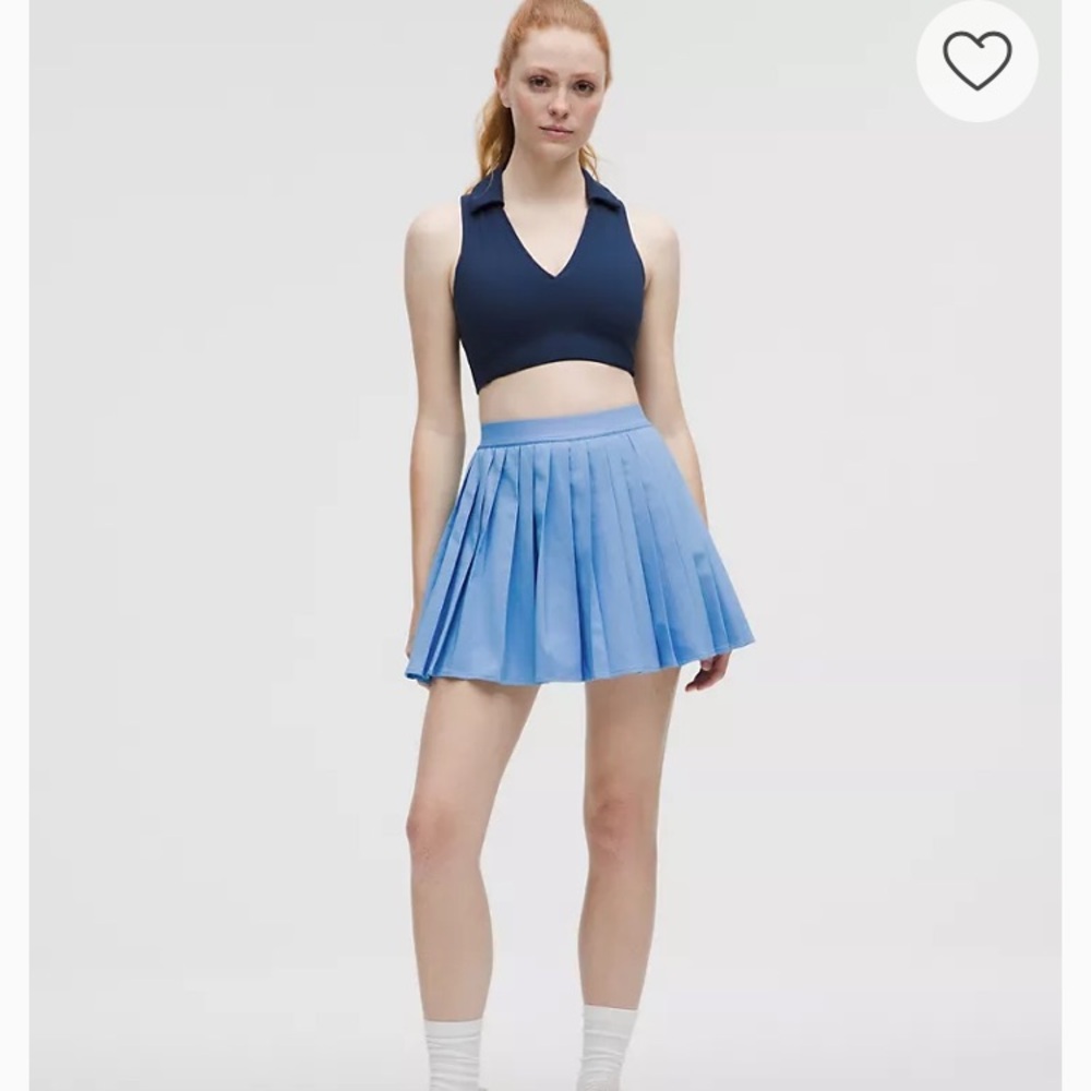 Lululemon Blue Pleated Women's Skirt